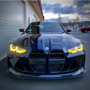 Karbonowy Grill (ACC) BMW G80 G81 G82 G83 V Style - obrazek 6