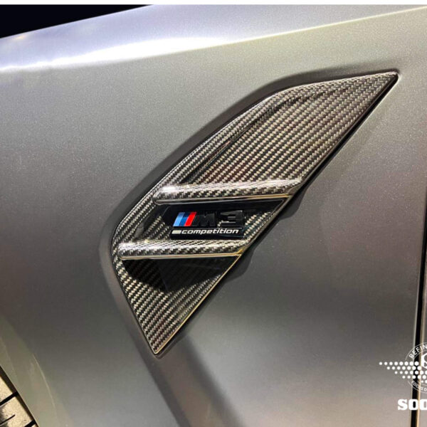 Karbonowe Skrzela Błotników BMW M3 G80 G81 - obrazek 9