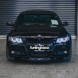 Atrapa Nerki Grill BMW 3 E90 E91 (2005-2008) PRE-LCI M3 Style Czarny Połysk - obrazek 3