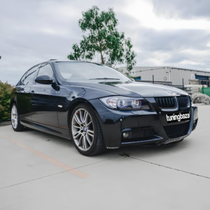 Atrapa Nerki Grill BMW 3 E90 E91 (2005-2008) PRE-LCI M3 Style Czarny Połysk - obrazek 6