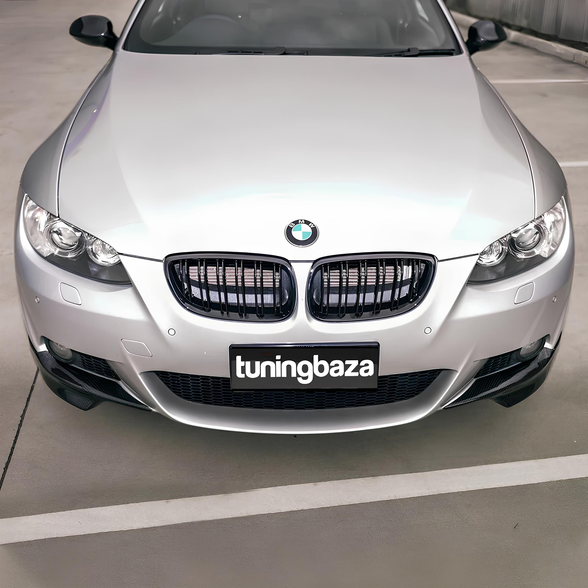 Atrapa Nerki Grill BMW 3 E92 E93 PRE-LCI M3 Style Czarny Połysk (2007-2010) - obrazek 6
