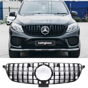 Atrapa Grill Mercedes GLE W166 GT Style Czarny Połysk (2015-2018)