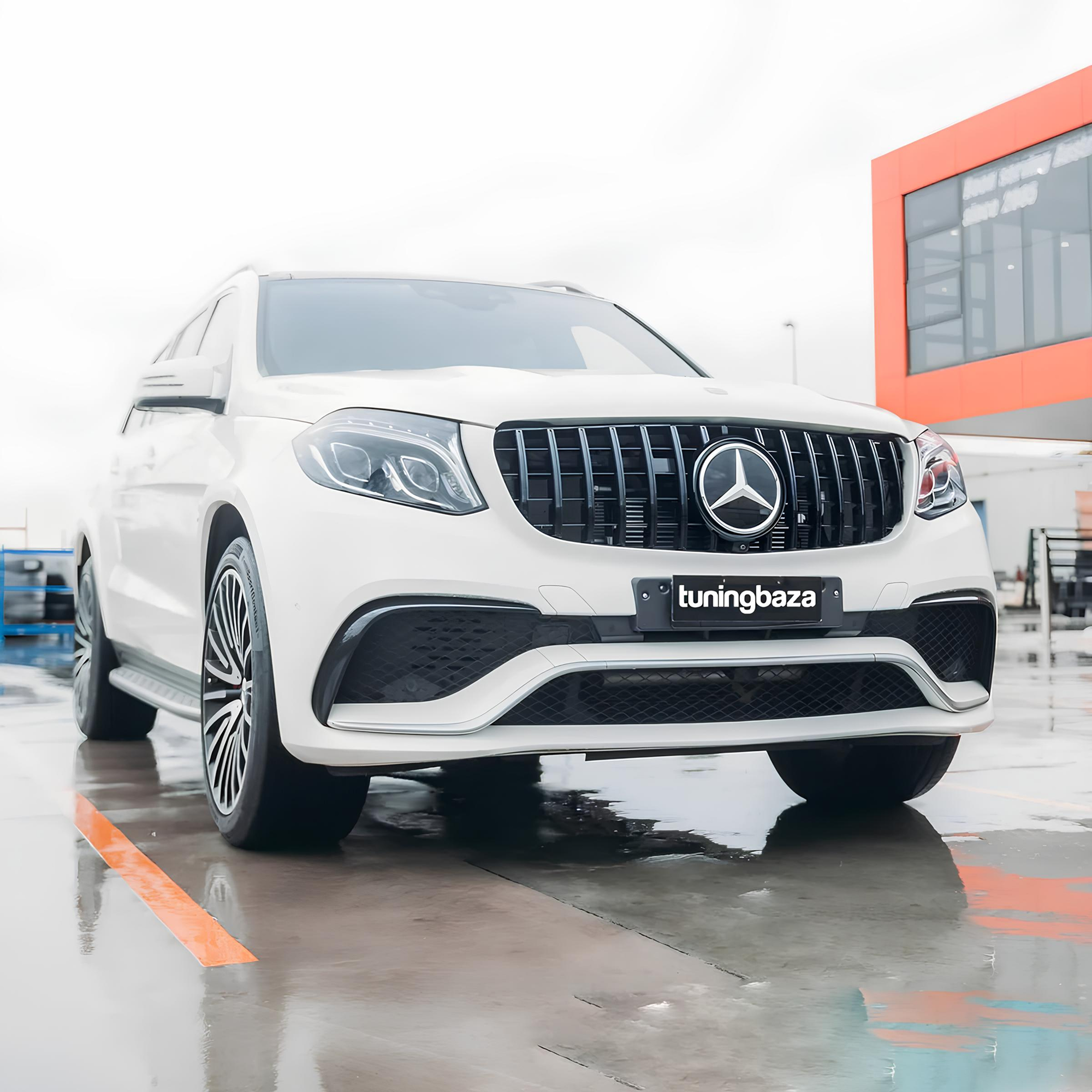 Atrapa Grill Mercedes GLE63 W166 (2015-2018) GT Style | Czarny Połysk - obrazek 5
