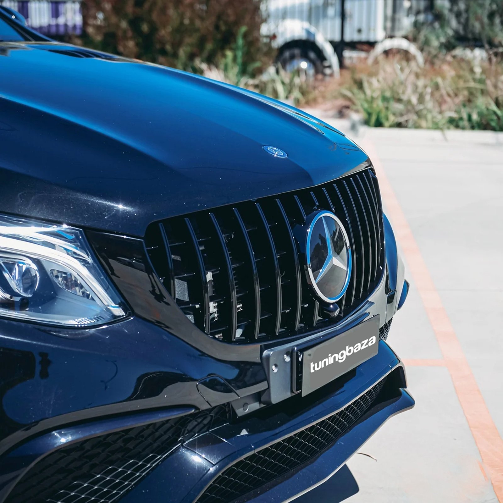 Atrapa Grill Mercedes GLE63 W166 / C292 (2015-2018) GT Style | Czarny Połysk - obrazek 5