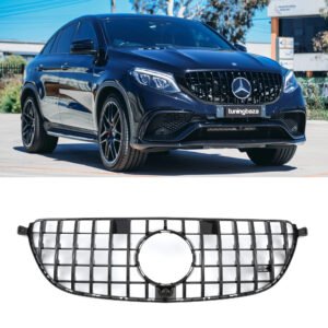 Atrapa Grill Mercedes GLE63 W166 / C292 (2015-2018) GT Style | Czarny Połysk