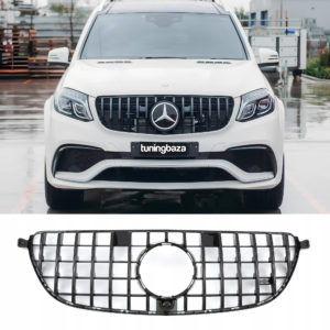 Atrapa Grill Mercedes GLE63 W166 (2015-2018) GT Style | Czarny Połysk