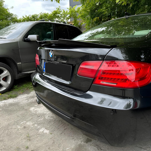 Spoiler Lotka Klapy BMW E92 M4 Style Czarny Połysk 07-13 - obrazek 4