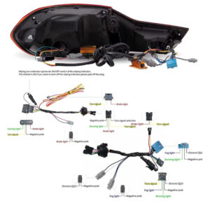 Lampy Tylne BMW F32 F33 F36 F82 F83 GTS Style Czerwone LED - obrazek 7