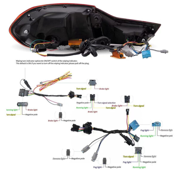 Lampy Tylne BMW F32 F33 F36 F82 F83 GTS Style Czerwone LED - obrazek 7