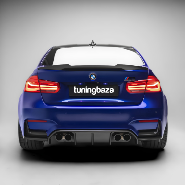 Dyfuzor Tylny BMW M3 / M4 F80 / F82 / F83 PSM Style Czarny Połysk (2014–2020) 00--00 - obrazek 10