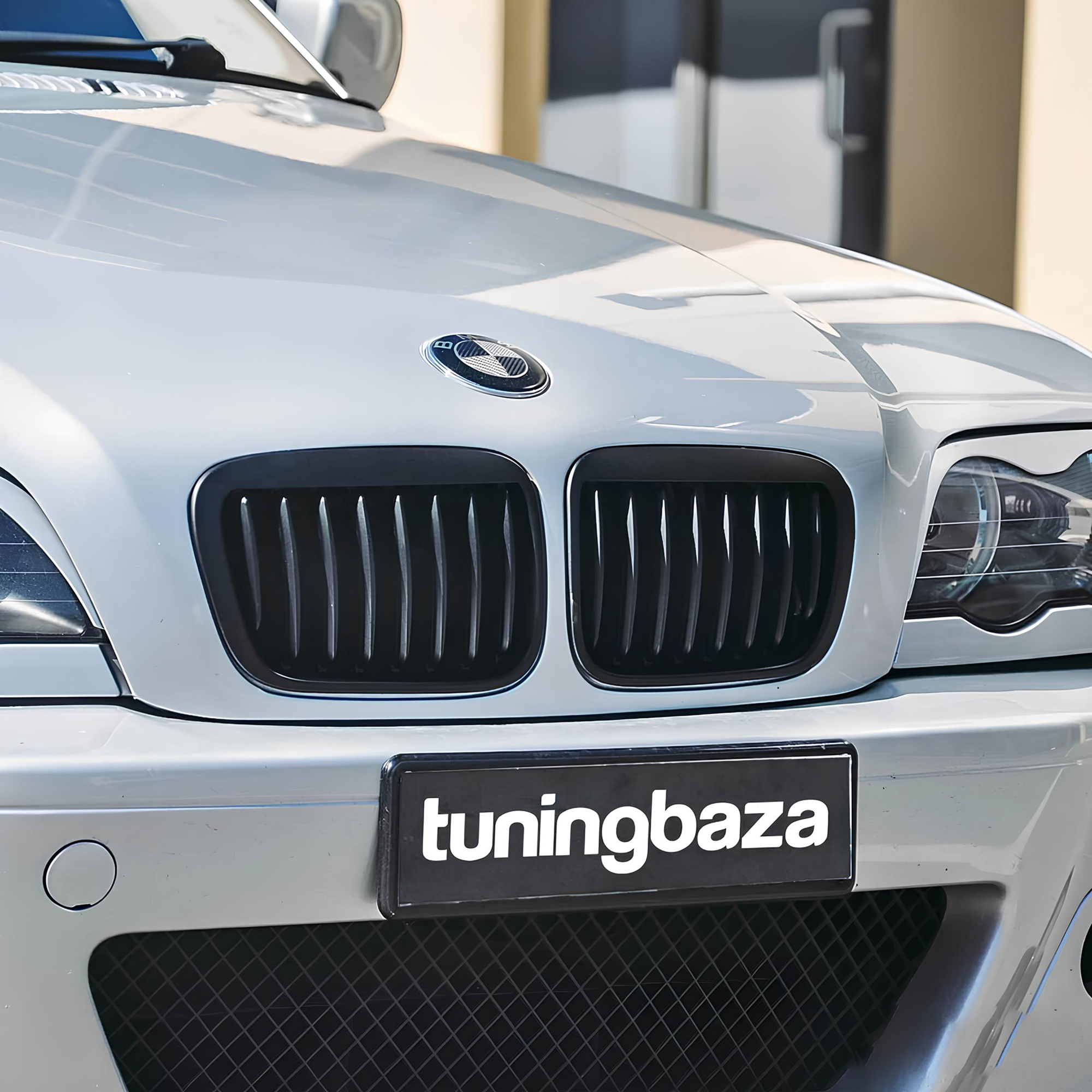 Atrapa Grill Nerki BMW E46 Sedan Kombi (1998–2001) PRE-LCI | MP Style | Czarny Połysk - obrazek 6