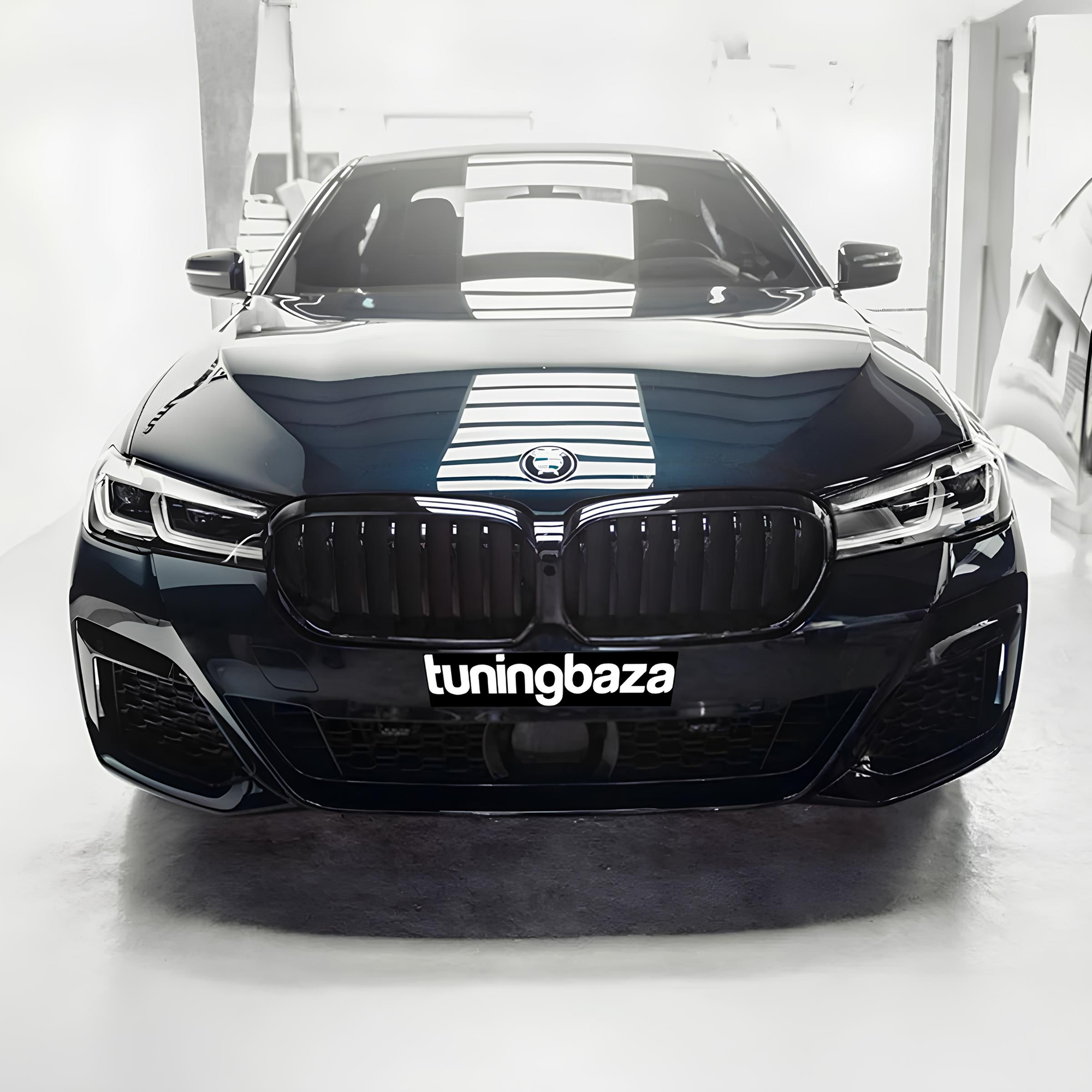 Atrapa Nerki Grill BMW Seria 5 G30/G31 (2019-2023) LCI M-Style Czarny Połysk - obrazek 5