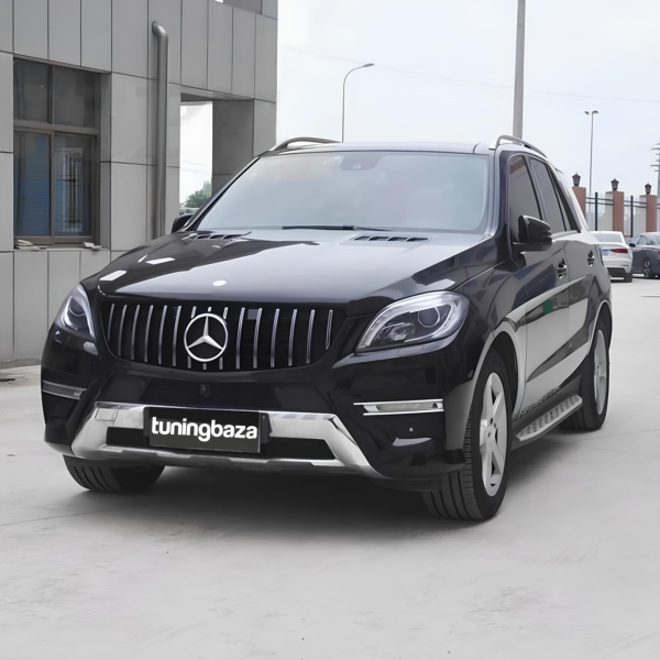 Atrapa Grill Mercedes ML W166 GT Style Czarny + Chrom (2011-2015) - obrazek 3