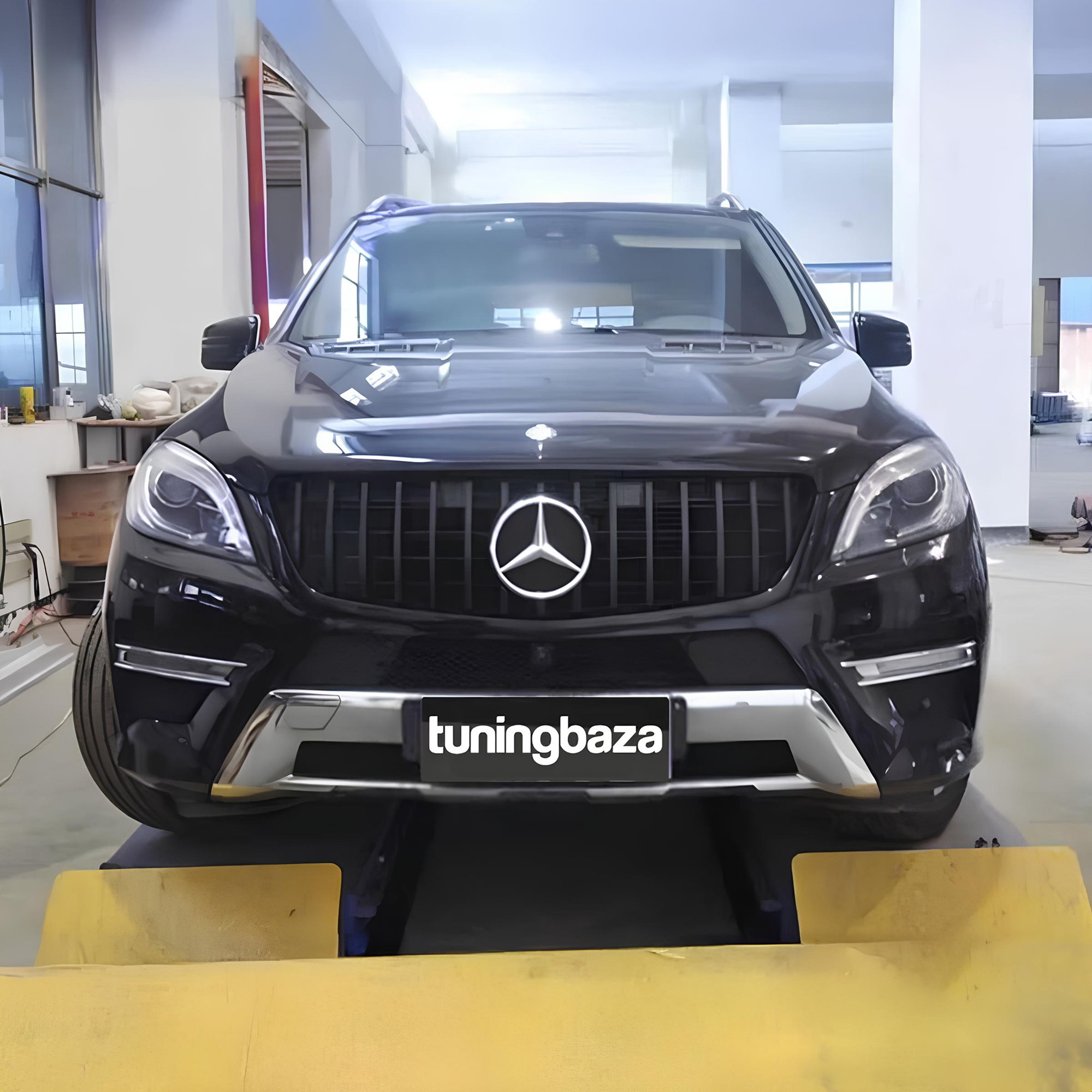 Atrapa Grill Mercedes ML W166 GT Style Czarny Połysk (2011-2015) - obrazek 3