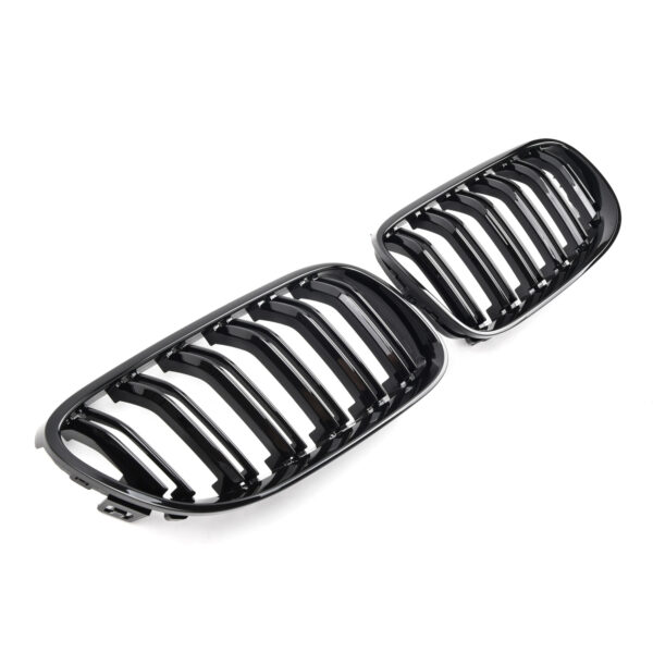 Grill Nerki BMW E92/E93 LCI Czarny Połysk - obrazek 2