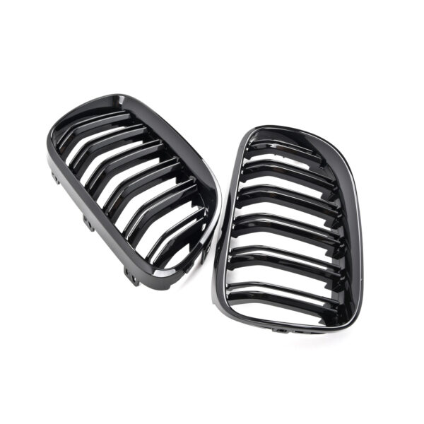 Grill Nerki BMW E92/E93 LCI Czarny Połysk - obrazek 4