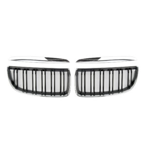 Grill Nerki BMW E90 E91 Czarny Połysk + Chrom