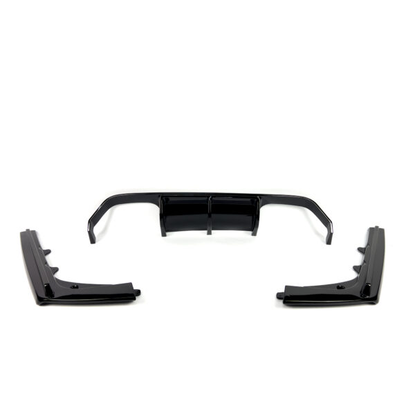 Dyfuzor BMW M3 M4 F80 F82 F83 PSM Style Czarny Połysk - obrazek 2