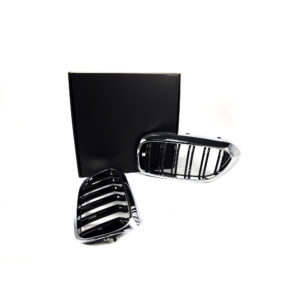 Grill BMW G30 G31 Czarny Połysk+Chrom - obrazek 3