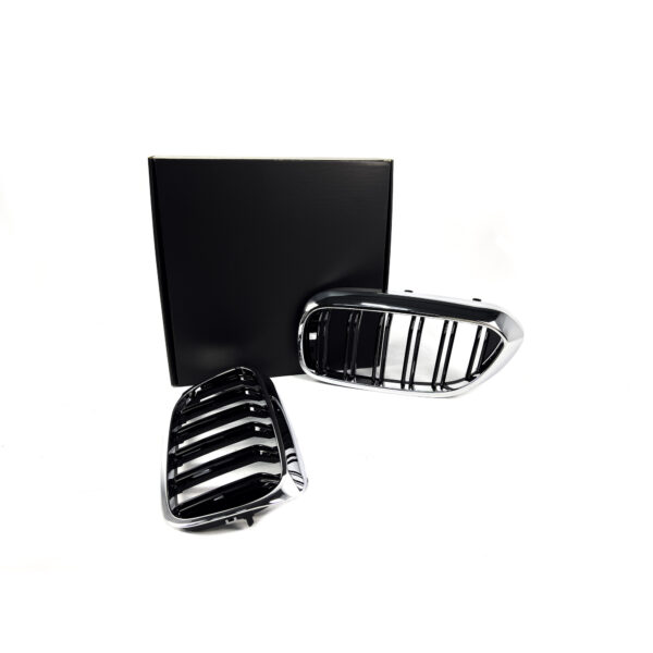 Grill BMW G30 G31 Czarny Połysk+Chrom - obrazek 3