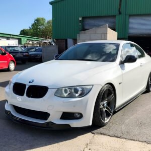 Dokładka Splitter Przód BMW E92 / E93 LCI M3 Style Czarny Połysk (2008–2013) - obrazek 2