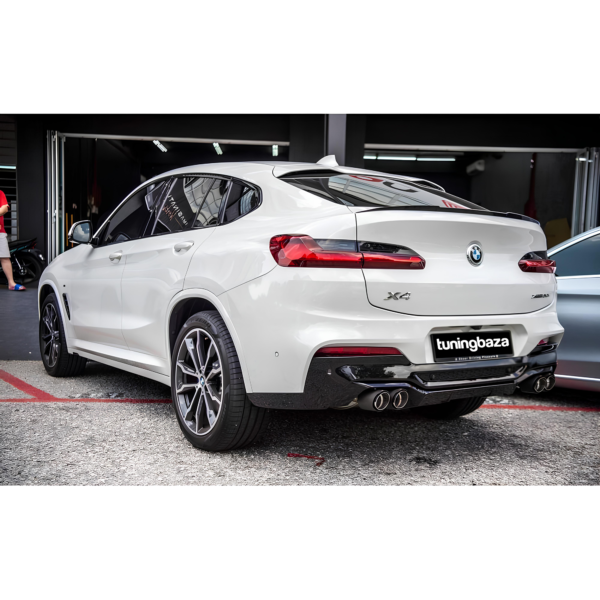 Dyfuzor Tylny BMW X4 G02 LCI MP Style Czarny Połysk + Końcówki (2021+) 00-00 - obrazek 5