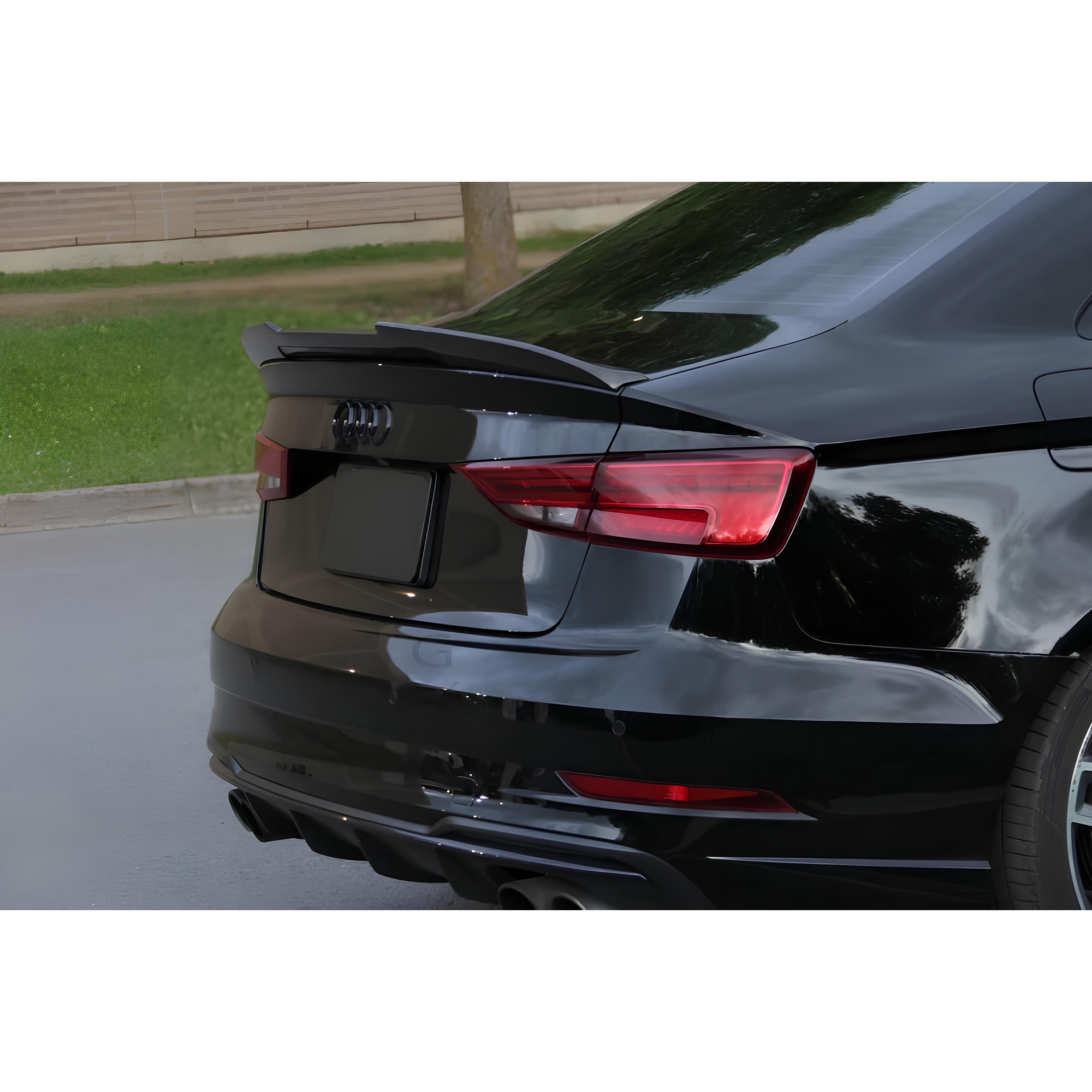 Spoiler | Lotka Klapy Audi A3 8V1 8VK M4 Style Czarny Połysk (2017-2020) - obrazek 5