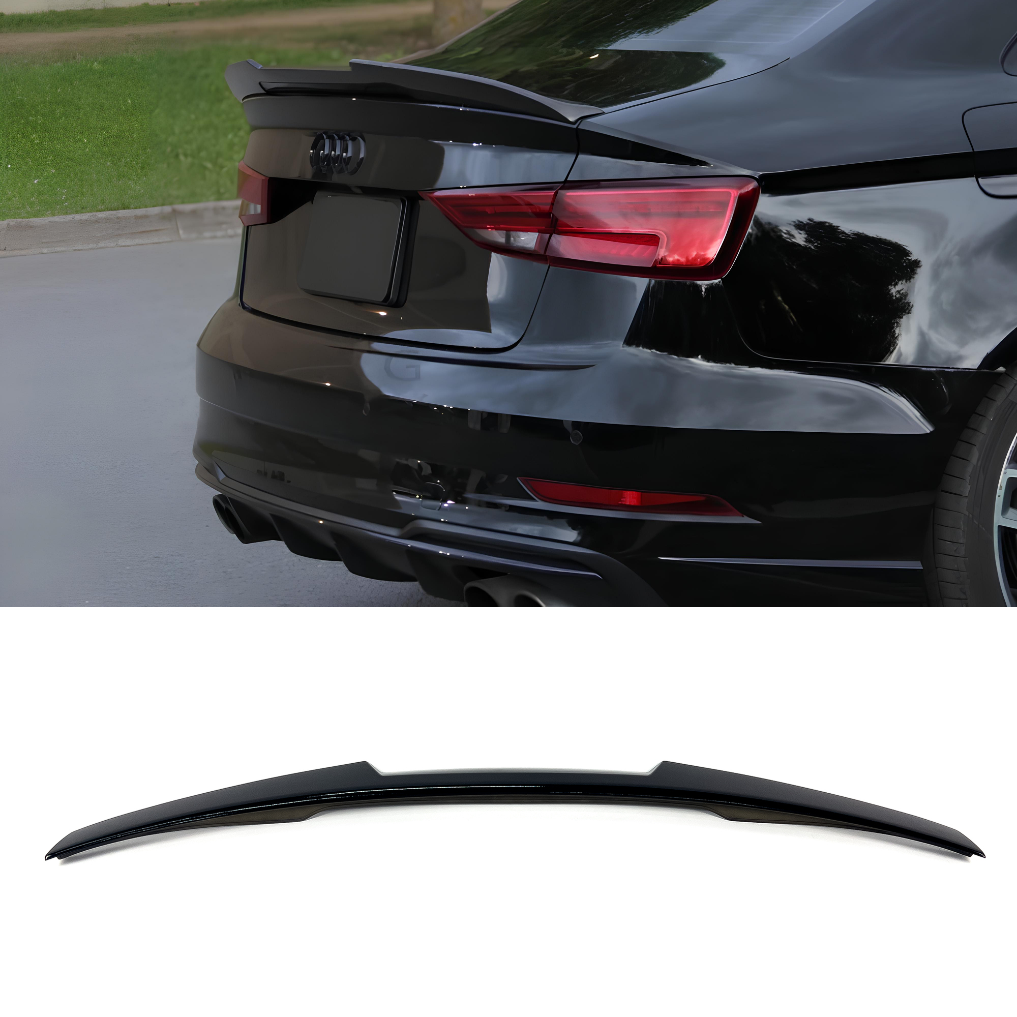 Spoiler | Lotka Klapy Audi A3 8V1 8VK M4 Style Czarny Połysk (2017-2020) - obrazek 1