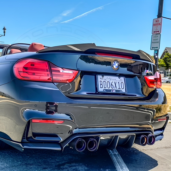 Spoiler | Lotka Klapy Audi A4 B8 8K2 Style 1 (2008-2016) Czarny Połysk - obrazek 3