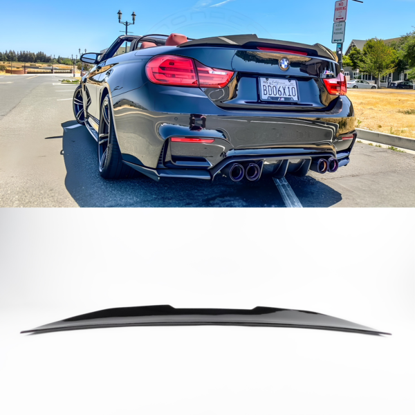 Spoiler | Lotka Klapy Audi A4 B8 8K2 Style 1 (2008-2016) Czarny Połysk