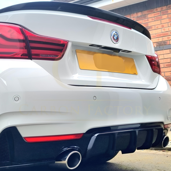 Spoiler | Lotka Klapy BMW F33 F83 MP Style Czarny Połysk Spojler - obrazek 4