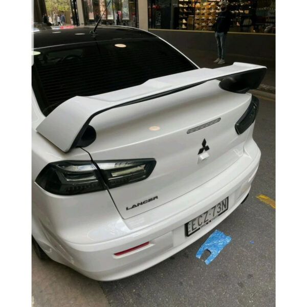 Spoiler Mitsubishi Lancer VIII EVO X Style Czarny Połysk 09-16 - obrazek 6