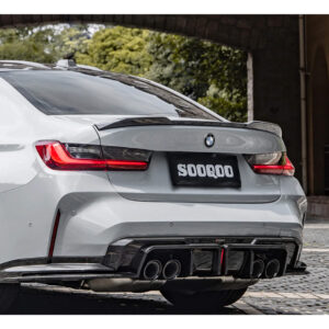 Karbonowy Dyfuzor BMW G80 G81 G82 G83 SQ Style LED - obrazek 7