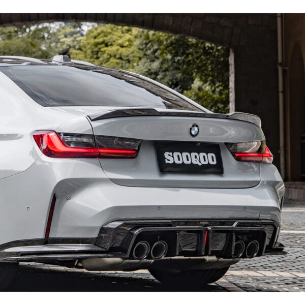 Karbonowy Dyfuzor BMW G80 G81 G82 G83 SQ Style LED - obrazek 7