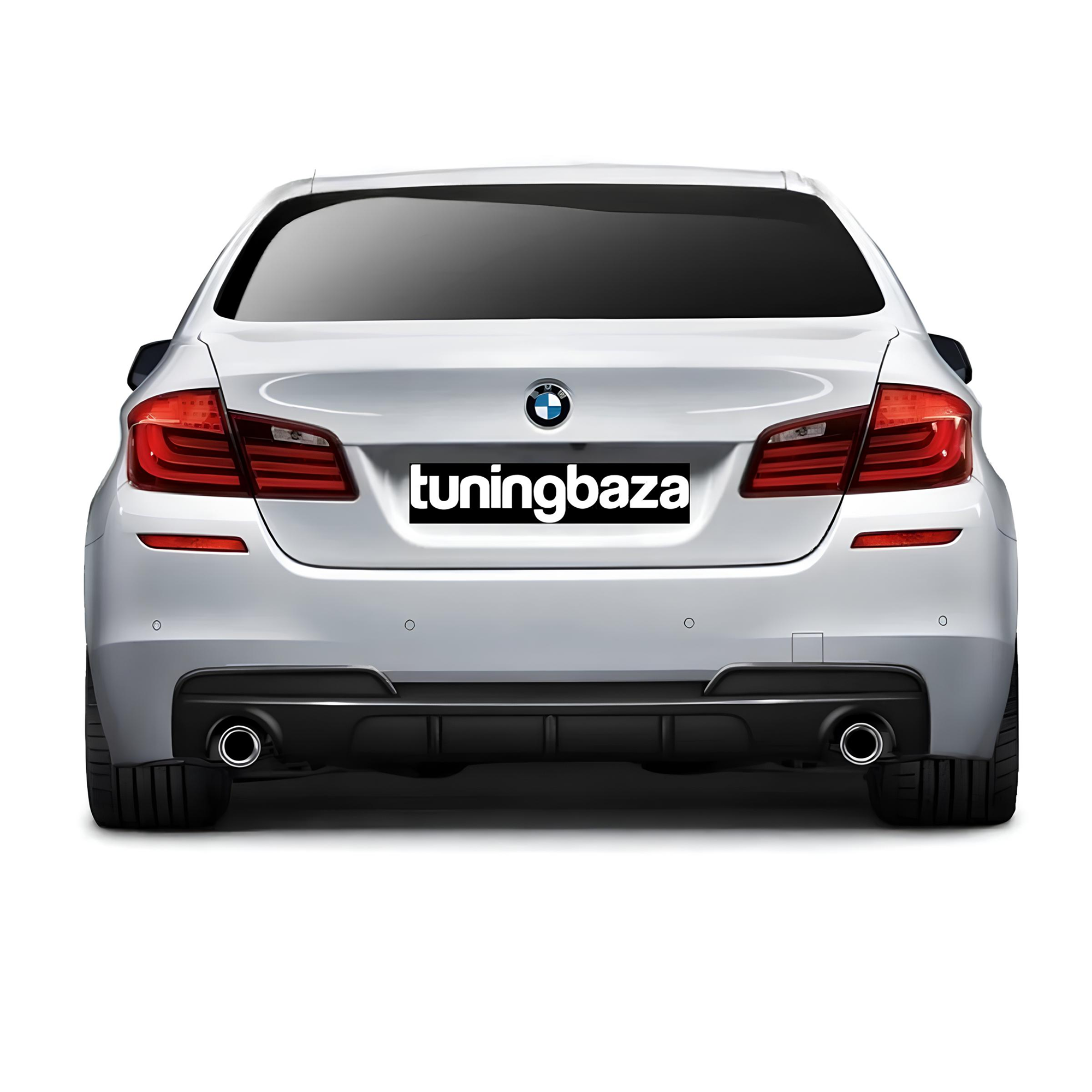 Dyfuzor Tylny BMW F10 / F11 MP Style Czarny Połysk (2010-2017) 0--0 - obrazek 5