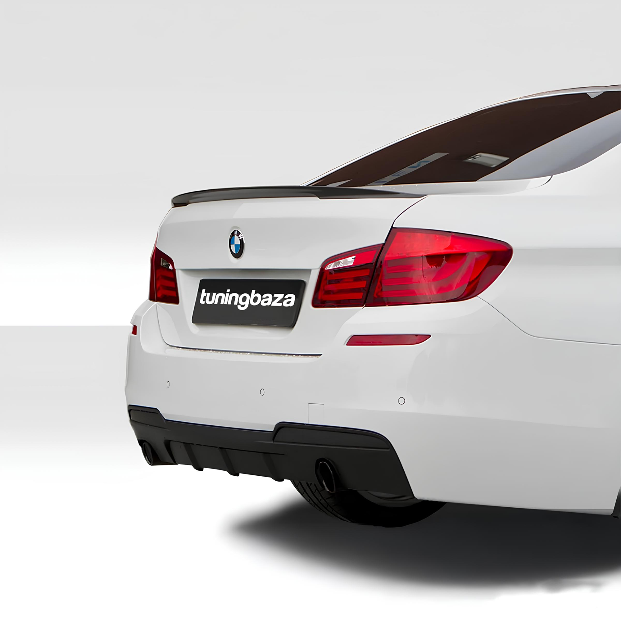 Dyfuzor Tylny BMW F10 / F11 MP Style Czarny Połysk (2010-2017) 0--0 - obrazek 3