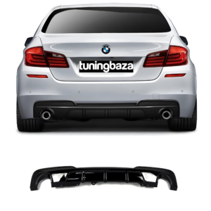 Dyfuzor Tylny BMW F10 / F11 MP Style Czarny Połysk (2010-2017) 0--0