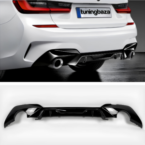 Dyfuzor BMW G20 G21 MP Style 320i 330i PRE-LCI (2018-2020) Czarny Połysk 0--0