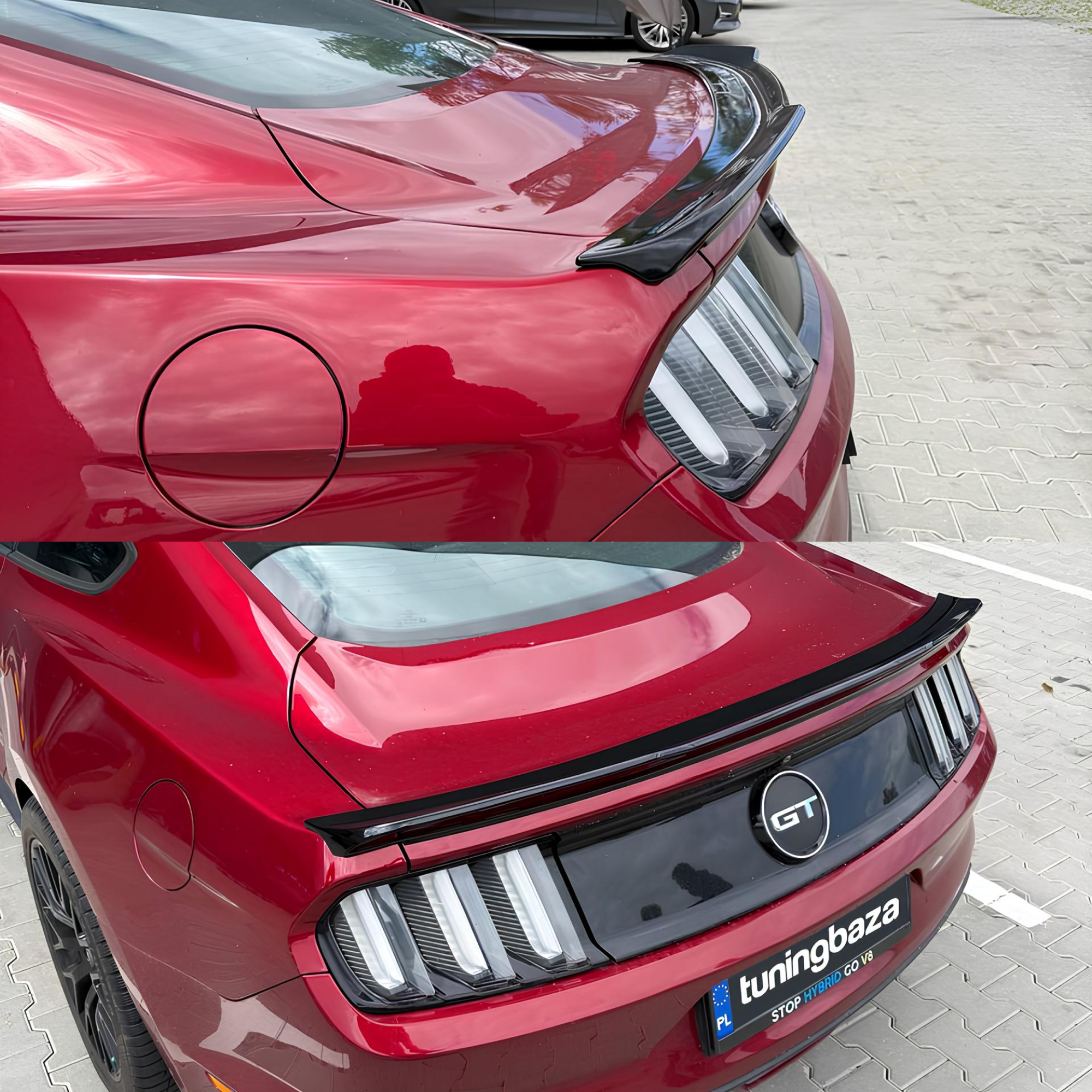 Spoiler Lotka Klapy Ford Mustang VI (2014-2023) M4-Style Czarny Połysk - obrazek 7