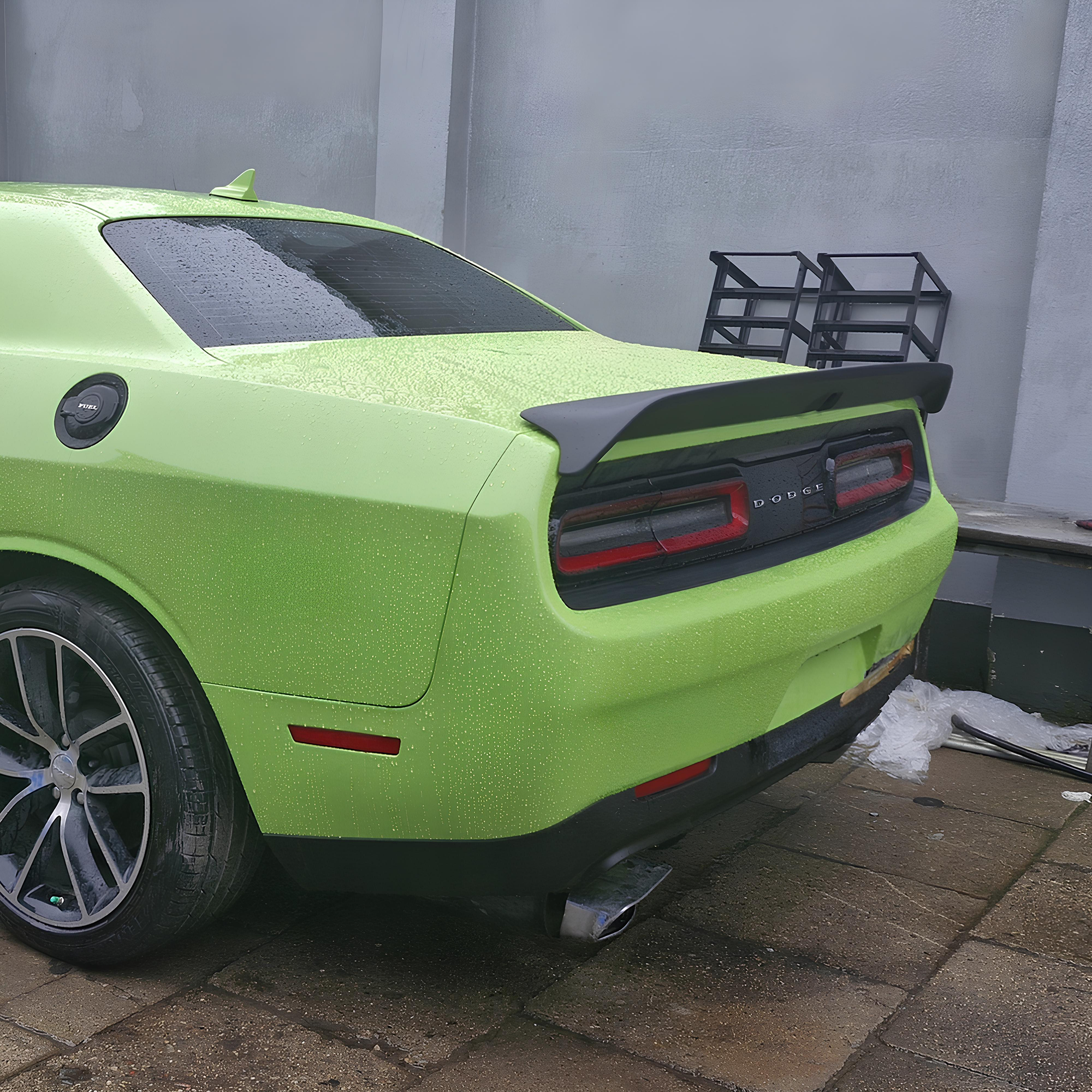 Spoiler Lotka Klapy Dodge Challenger 14+ Hellcat Redeye Style Czarny Połysk - obrazek 4