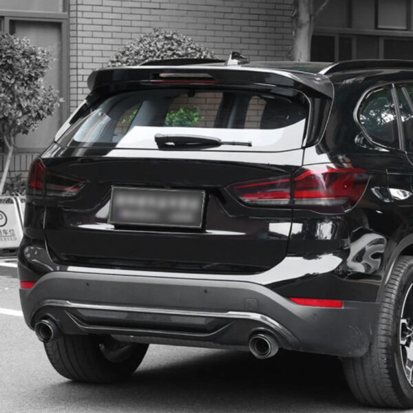 Dyfuzor BMW X1 F48 Przedlift MP Style Czarny Połysk - obrazek 5