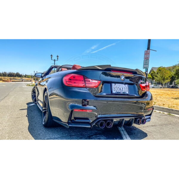 Spoiler BMW F33 F83 PSM Czarny Połysk - obrazek 5