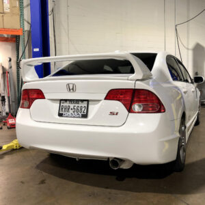 Spoiler Honda Civic Sedan Mugen Style 06-15 Czarny Połysk - obrazek 4