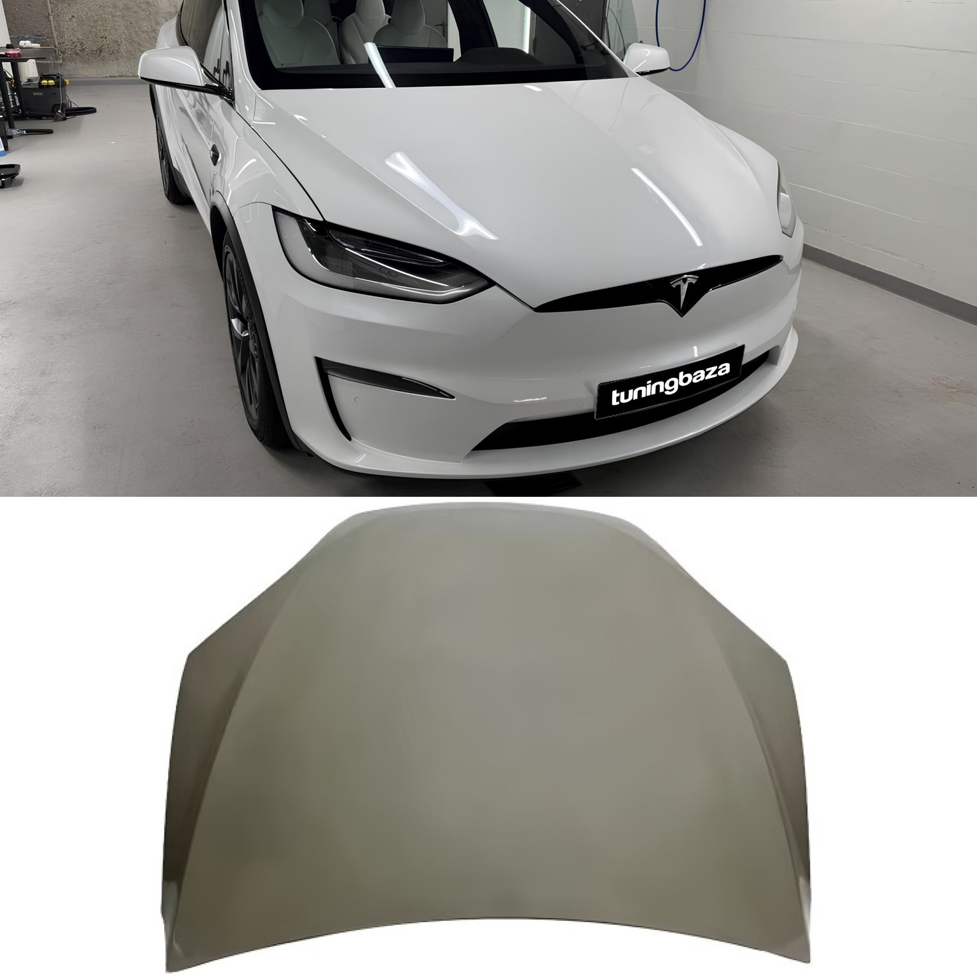 Maska Pokrywa Przednia Tesla Model X 15+ Aluminiowa 1069531-E0-C - obrazek 1