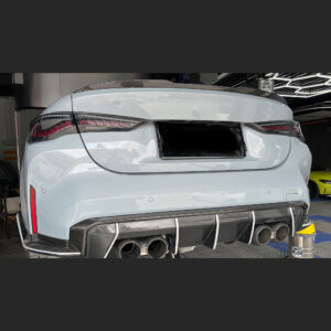 Spoiler na klapę bagażnika BMW 4 G22/G82 M4 Style Karbon - obrazek 5