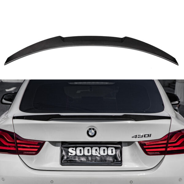 Karbonowy Spoiler Lotka Klapy BMW F32 M4 Style (Dry-Carbon) - obrazek 2
