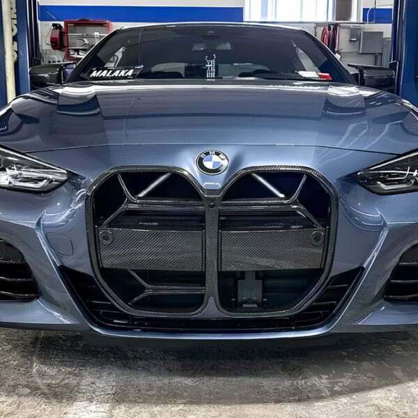 Karbonowa Atrapa Nerki Grill BMW G22 G23 CSL Style Z Radarem - obrazek 5