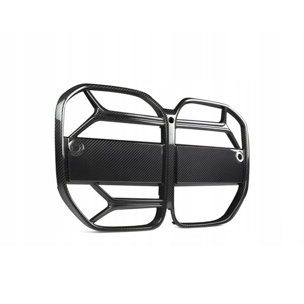 Karbonowa Atrapa Nerki Grill BMW G22 G23 CSL Style Z Radarem - obrazek 3