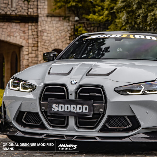 Karbonowa Dokładka Spoiler Splitter Przód BMW G80 G81 G82 G83 SQ Style - obrazek 9