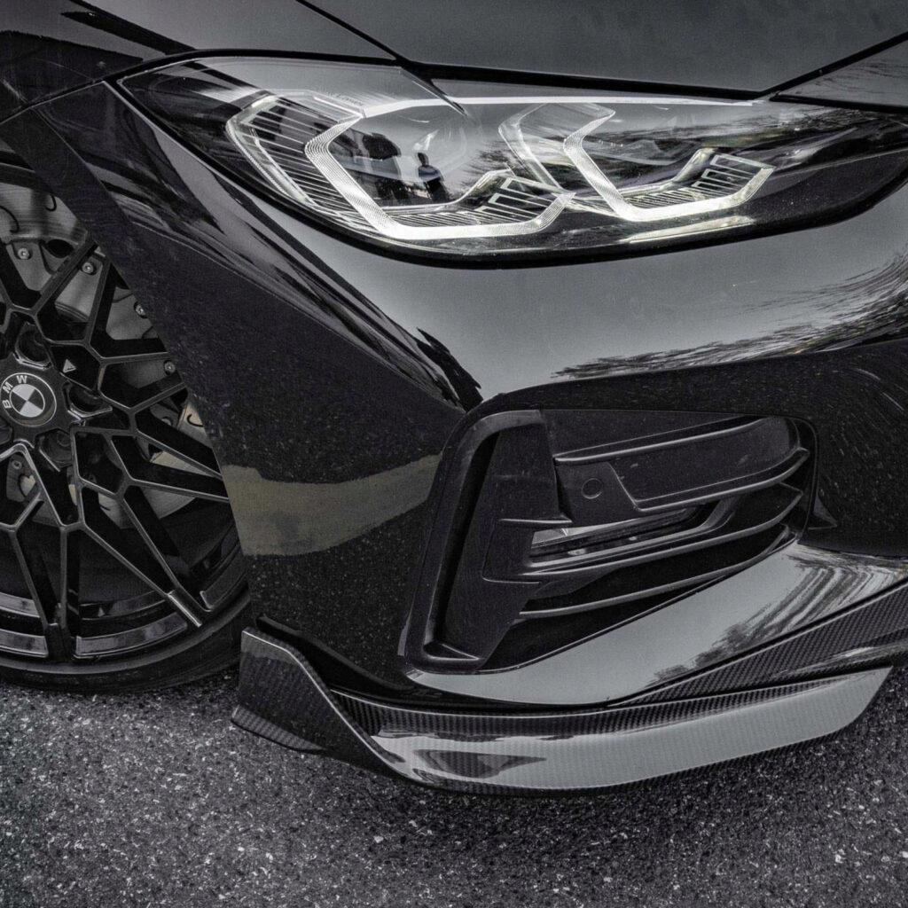 4 Series G22 SQ Style Carbon Fiber Front Lip T 209 1